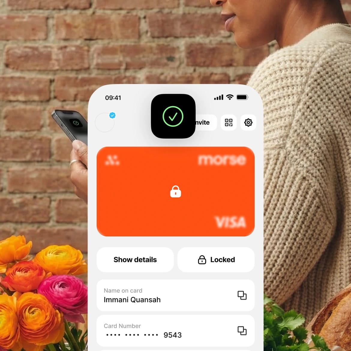 Morse Card locked from the app while shopping