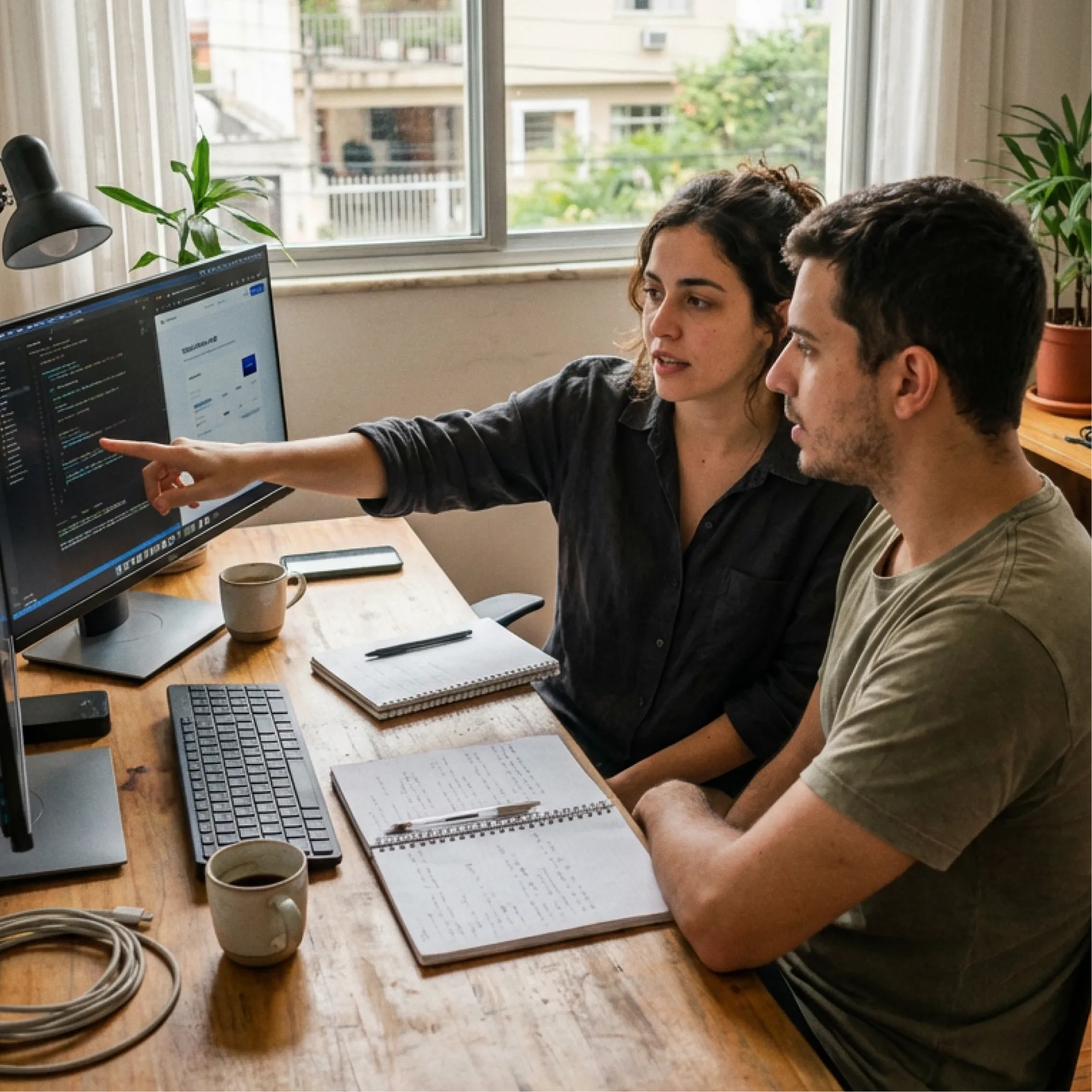 A freelancer working abroad, paid in dollars through Morse